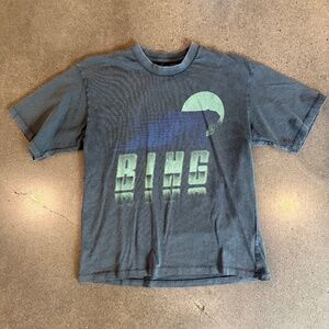 Anine Bing Georgie Night Crawler Tee - Black - Women's Small